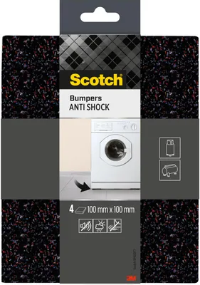 Imagen del producto de Parachoques antivibración, 4 unidades, 100 mm x 100 mm