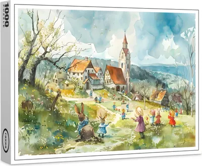 Produktbild von raxxa Premium-Puzzle "Die Schmusebacken", 1000 Teile