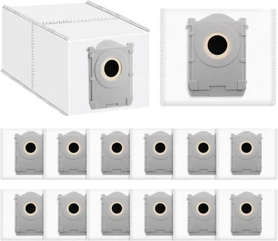 Produktbild von 14 Stück 4L Staubsaugerbeutel für Ecovacs Deebot X8/X9 Pro Omni, T50 Pro Omni gen2, T30C Pro Omni, X8/X9 Omni, T50/T80 Omni, T50 MAX Pro Omni, X11 Pro Omni Saugroboter, Antibakterieller Beutel