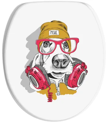 Immagine prodotto di Sedile WC SANILO® con chiusura ammortizzata Cool Dog