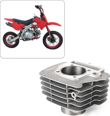 Immagine prodotto di Alesaggio 56 mm/2,2 pollici, blocco motore in alluminio, adatto per YX 140 cc PIT PRO TRAIL DIRT BIKE