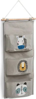 Produktbild von Zeller Present 14286, Seil, Baumwolle, Polyester, Holz, Schwarz, Blau, Grau, Orange, Weiß, Abbildung, Universal, 90% polyester, 10% Baumwolle