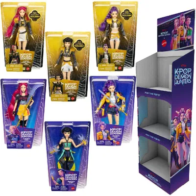 Obrázek produktu pro Mattel Panenka K-Pop, módní vystavení, zpěv, 21dílná sada hraček