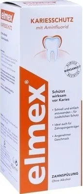 Zdjęcie produktu dla Elmex, Płyn do płukania zębów, przeciw próchnicy, 400 ml (PRODUKT Z NIEMIEC)