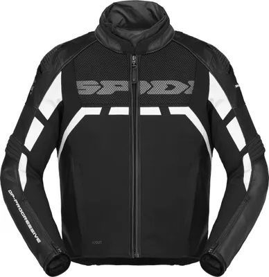 Productafbeelding van Spidi Rapid H2Out waterdichte motorfietslederjack, zwart, maat XL