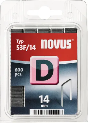 Produktbild von Flachdrahtklammer D Typ 53 F Klammer-B.11,3mm 14mm 1,25mm 600 St.NOVUS