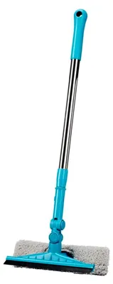Produktbild von Fensterwischer – Fensterzieher und Fensterwischer – mit Teleskopstiel - 89 x 25.5 x 9.5 cm - Ausziehbarer Fensterputzer