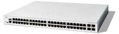 Produktbild von Cisco Catalyst 1200-48T-4X - Switch - L3 - Smart - 48 x 10/100/1000Base-T + 4 x 10 Gigabit SFP+ - an Rack montierbar
