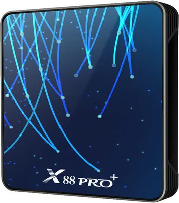 Immagine prodotto di X88 PRO Plus 4K TV Set Top Box RK3368 8 Octa-Core Android 9.0 Media Player schwarz_4GB + 128GB