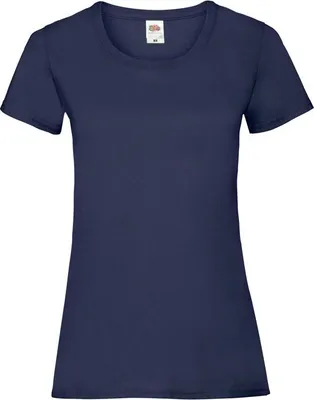 Zdjęcie produktu dla Koszulka damska, długi rękaw - FOL VALUEWEIGHT T/W - deep navy - rozmiar M
