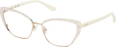 Image de Guess GU50122 021 blanc mat 54/16/145 Damen Brillen