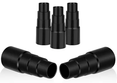 Immagine prodotto di Set da 5 adattatori universali per aspirapolvere da 21-35 mm per bocchetta per pavimenti | Attacco adattatore | Raccordo riduttore universale per bocchetta aspirapolvere | Tubo di aspirazione - Adattatore accessorio | Colore: nero