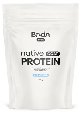 Produktbild von BrainMax Natives Ziegenprotein, tral im Geschmack, 500 g