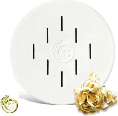 Produktbild von MY PASTA - Fettuccine / Bandnudeln - Matrize Nudelform für Nudelmaschinen geeignet für Philips Pastamaker Avance Nudelmaschine