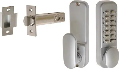 Produktbild von Griff-mechanisches Zahlenschloss B-Harko, silber