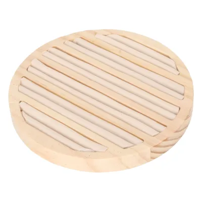 Immagine prodotto di Vassoio rotondo dell'organizzatore degli orecchini a 6 slot, vassoio degli orecchini ad anello a 6 slot, vassoio rotondo della vetrina degli orecchini, vassoio rotondo dell'organizzatore dei gioielli, vassoio rotondo della vetrina degli orecchini, vassoio della vetrina degli orecchini