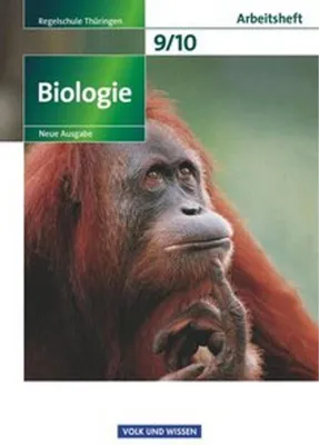 Obrázok produktu pre Biologie - Ausgabe Volk und Wissen - Regelschule Thüringen - Neue Ausgabe - 9./10. Schuljahr