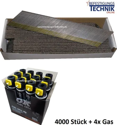 Produktbild von Stauchkopfnägel 32mm verzinkt Nägel DA 34° Gas für Nagler Tjep AB-15/64 Senco GT65i-DA BR-06
