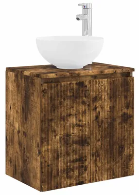 Immagine prodotto di vidaXL Mobile lavabo da appendere in rovere affumicato 49,5 x 41 x 64,5 cm