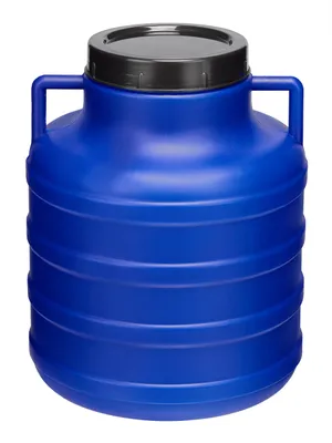 Produktbild von Garronda 5L Plastikfass Lebensmittelfass aus HDPE-Plastik für Haus&Garten GD-0078, Blau