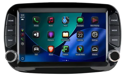 Immagine prodotto di Autoradio Android 7'' 64 GB per Fiat 500/500C (2015-2019) con CarPlay e Android Auto Navigazione e Bluetooth