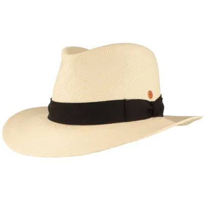 Image de Chapeau Panama « Bogart » de Mayser, modèle Colmar, avec protection UV 80+, blanc, taille 60
