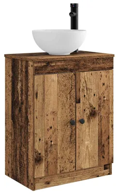 Produktbild von vidaXL Badezimmerschrank mit Waschbecken Altholz 54 x 35 x 83 cm
