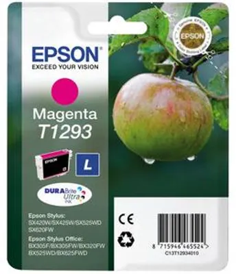 Produktbild von Epson Apple Tintenpatrone Magenta T1293 DURABrite Ultra Ink, Magenta, Tinte auf Pigmentbasis, 1 Stück(e)