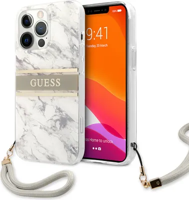 Image de Guess Guhcp13Xkmabgr Iphone 13 Pro Max6,7 Szary/Grey Hardcase Marble Strap Collection