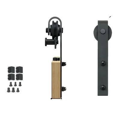 Produktbild von Schiebetürbeschlag-Set, robuste Ausführung, sanfter Betrieb, 8ft-c, J-Typ mit zwei Türen
