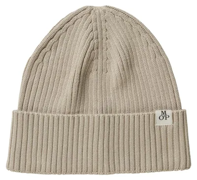 Produktbild von Marc O'Polo Mütze Knitted Beanie Linen Beige