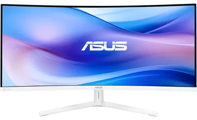 Zdjęcie produktu dla ASUS VU34WCIP-W Eye Care Monitor 34 cale WQHD 3440x1440 1500R Curvature Frameless 100Hz - Płaski wyświetlacz (TFT/LCD) - 34"