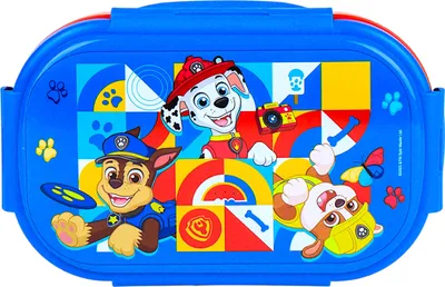Produktbild von Paw Patrol Brotdose - Kinder Lunch Box -Vesperdose mit 2 Fächern & Göffel-Messer