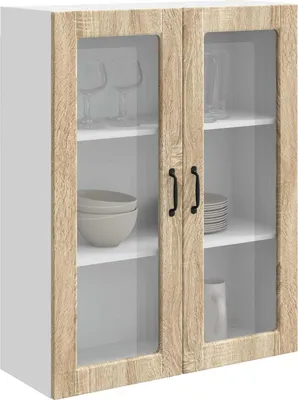 Produktbild von Cloris Designermöbel Küchenschrank mit Speicher Kalmar Sonoma-Eiche 80 x 31 x 100cm - 2026Neu456184 - Küchenschränke