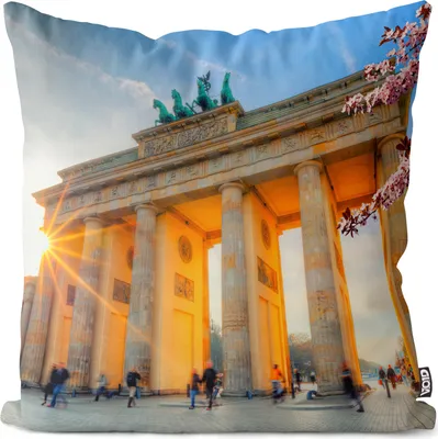 Produktbild von VOID Brandenburger Tor Berlin Kissenbezug Kissenhülle Sofakissen Kissen Deko Outdoor-Kissen Dekokissen