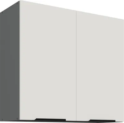 Produktbild von Oberschrank LUNARA – Breite 80 cm, weiß/anthrazit