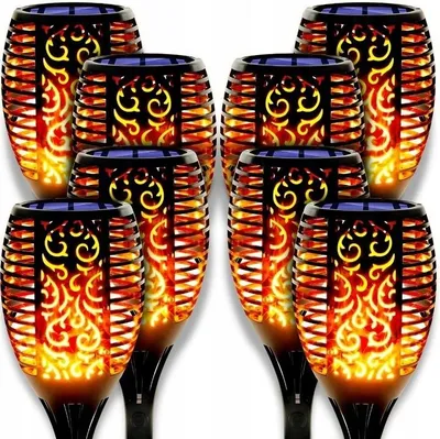 Produktbild von MAXSELL Solar-Fackel mit Flammen-Effekt, 8er Set