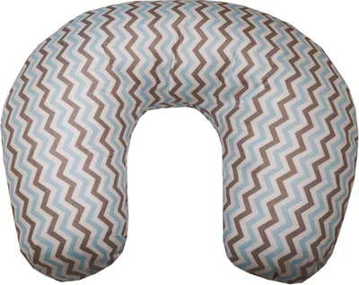 Produktbild von EMI&SAM Ersatzbezug 60x50cm Stillkissenbezug Lagerungkissen 15. Zig-Zag hellblau