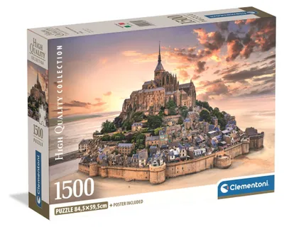 Obrázok produktu pre Puzzle 1500 dielikov CB kolekcia vysokej kvality Vzbura na Mont Saint-Michel