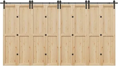 Produktbild von Schiebetürbeschlag-Set 200 cm Stahl Schwarz, Schiebetürsystem, Schiebetür Beschlag - 3295804