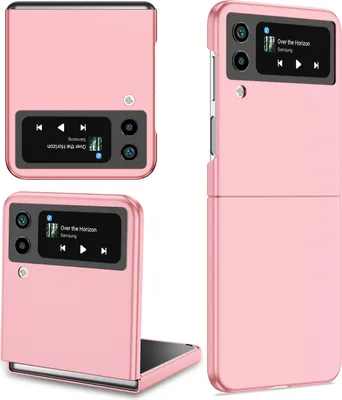 Produktbild von Samsung Z Flip4 5G Hülle, Dünn Hart PC Kratzfeste Schutzhülle für Samsung Galaxy Z Flip 4 5G Pink