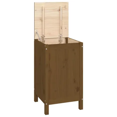 Produktbild von vidaXL Wäschetruhe Honigbraun 44x44x76cm Massivholz Kiefer