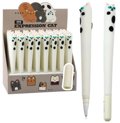 Productafbeelding van Cat Gelpen Blauwe Inktdop Patches Wit 16,5cm
