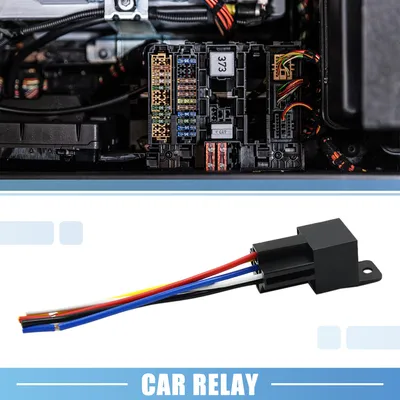 Image de 12V 40A SPDT Automobile Rétransmetteur voiture 5 Broche 5 Fils Prise harnais