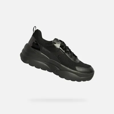 Produktbild von Geox Schwarze Damen-Sneaker Xtors 39