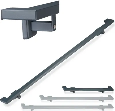 Obrázek produktu pro Čtvercové antracitové zábradlí pro schodiště RD26022, 100 cm