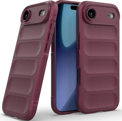 Produktbild von Handyhülle für iPhone Air Weich TPU Silikon Stossfest Anti-rutsch Hülle bordeaux