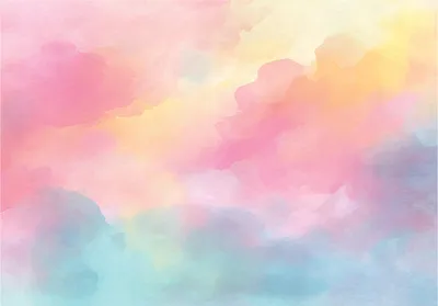 Produktbild von Fototapete Mädchen Pastell Wolken - 300x210 cm - Vliestapete Kinderzimmer - Vlies Fototapete Rosa - 16086VX6