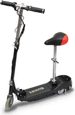 Image de vidaXL E-Scooter avec siège 120 W noir