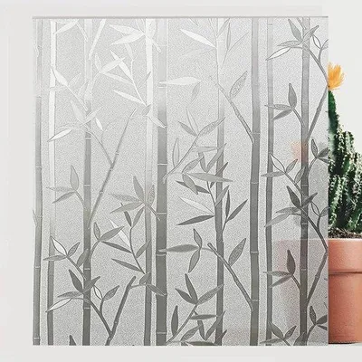Produktbild von Famanu Privacyfolie 75 x 300 cm - Statische Selbstklebende Fensterfolie mit UV-Schutz